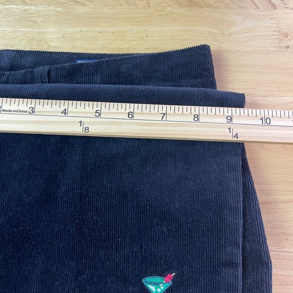 NEW Vineyard Vines ALL OVER MARTINI Corduroy Pants Mens 30x30 Blac Stretch - Picture 8 of 12